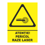 indicator pericol raze laser