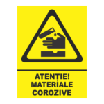 indicator materiale corozive