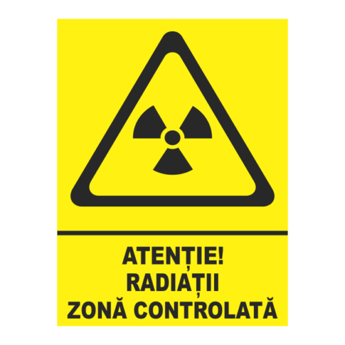 indicator radiatii zona controlata
