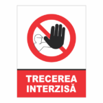 indicator trecerea interzisa